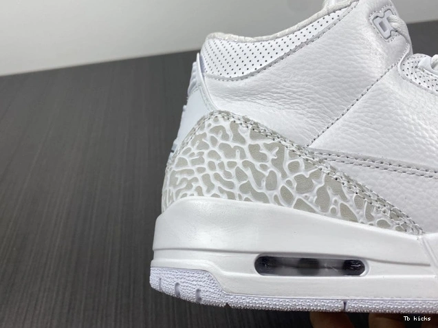 Reps TBK Air PS 'Triple 3 Jordan 429487-111 White' Retro 0714